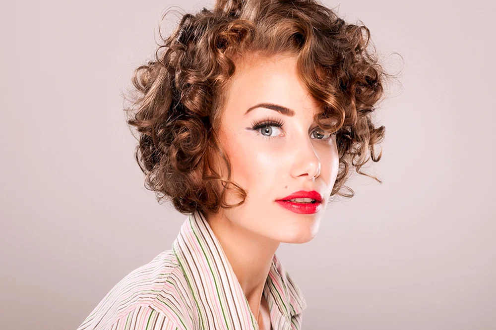 Bob Garson Haarschnitt für lockiges Haar