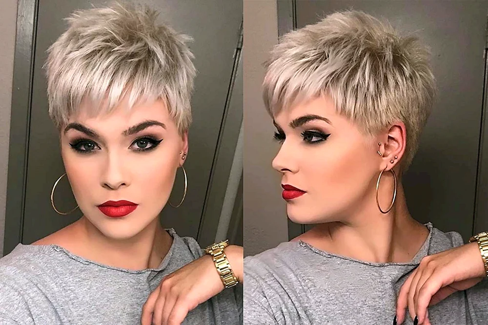 Garson Pixie Asymmetry Haarschnitt