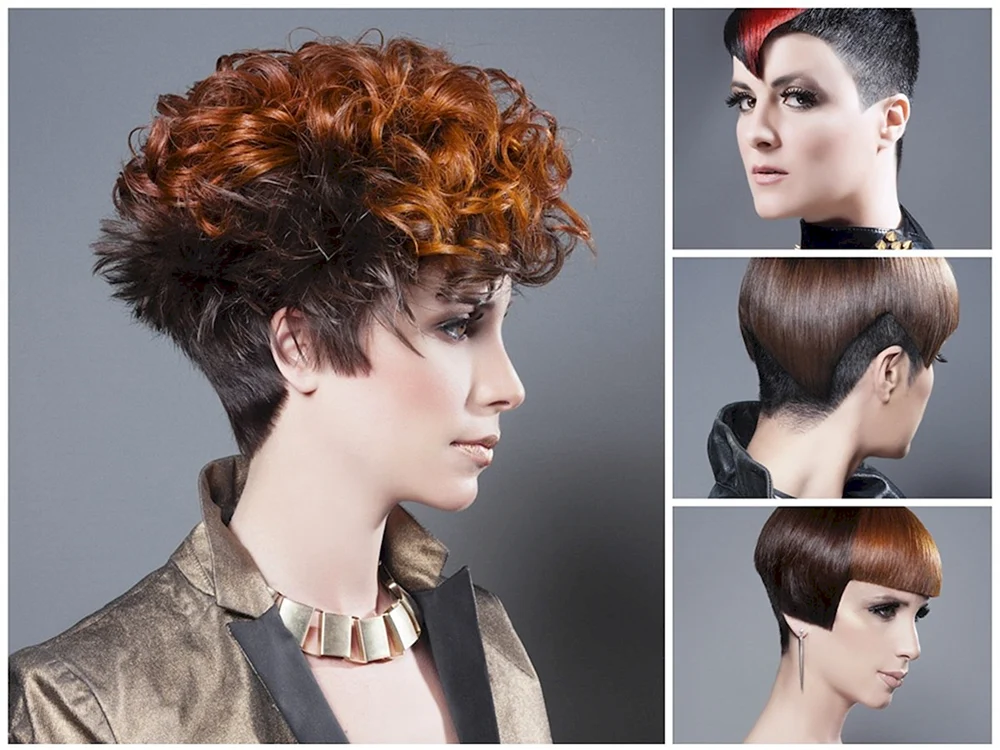 Fuetté Haarschnitt auf lockigem Haar Bob Garson lockiges Haar