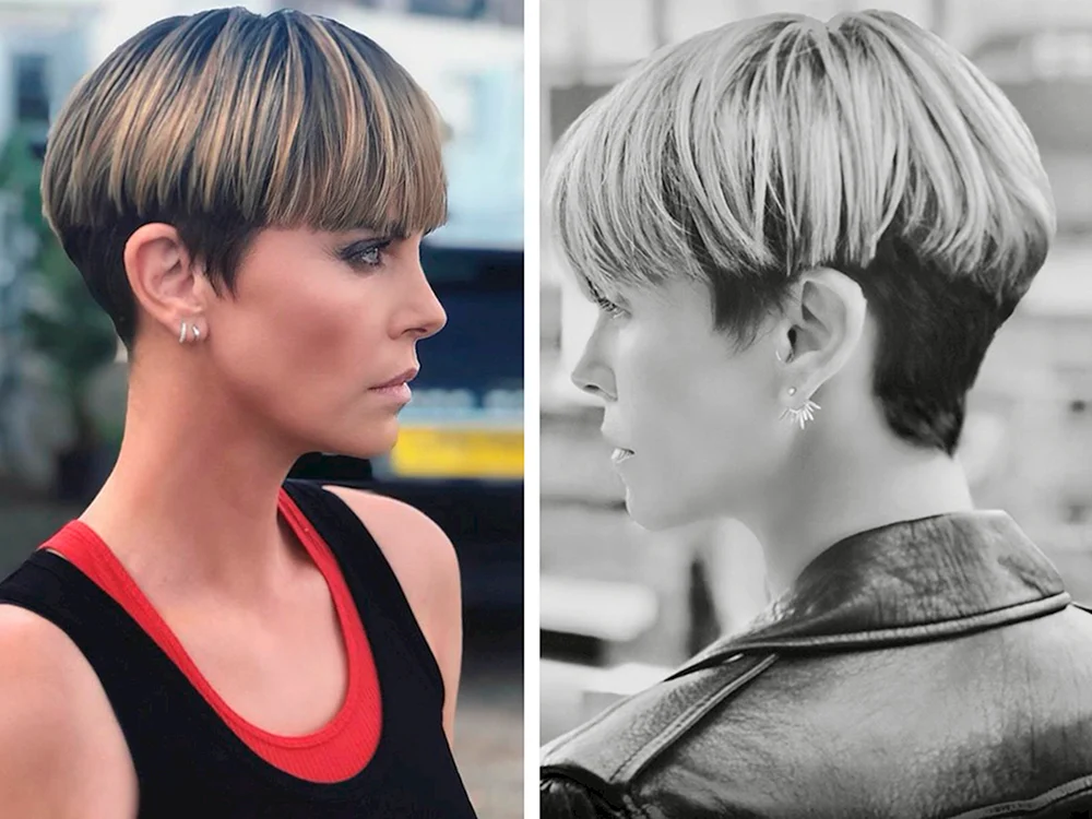 Töpfchen Haarschnitt Frauen