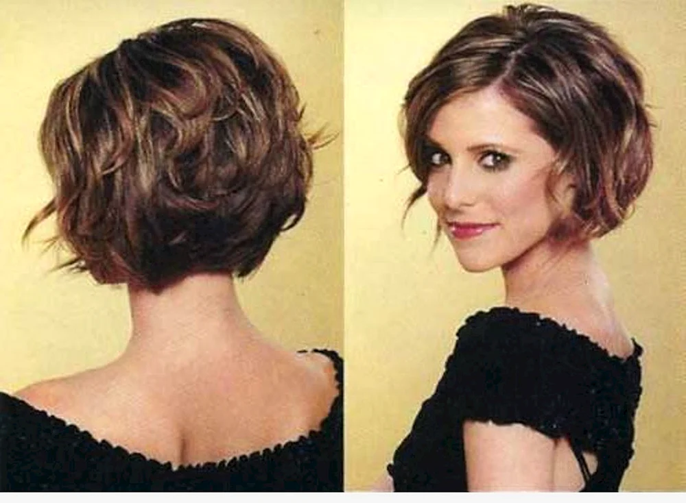 Bob Cascade Haarschnitt für mittlere Haare