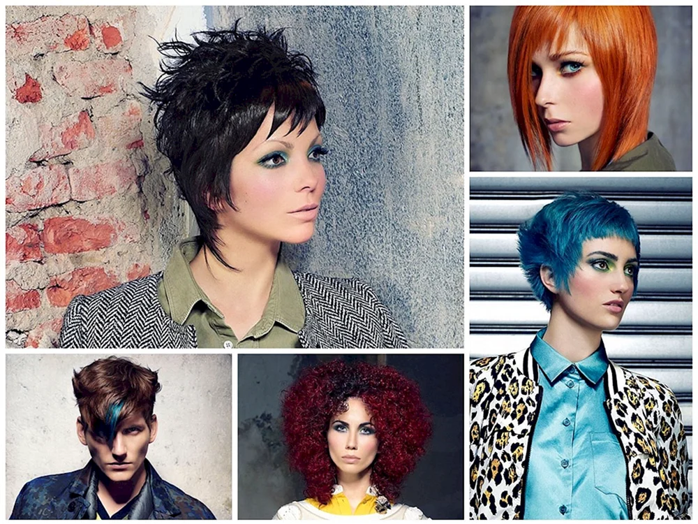 Grunge-Haarschnitt für kurzes Haar