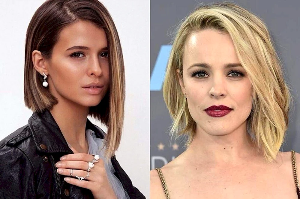 Long graduated bob haircut