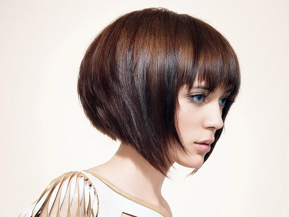 Stufenbob für mittleres Haar