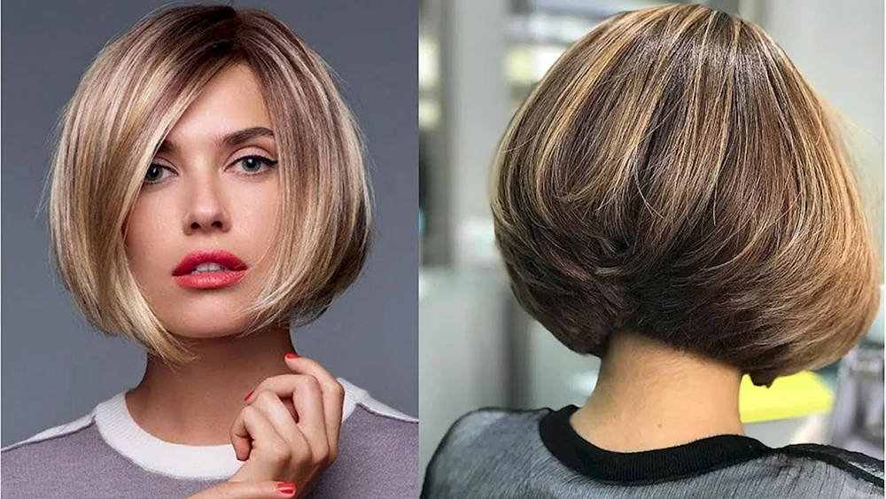 Graduierter Messy Bob Kaskad