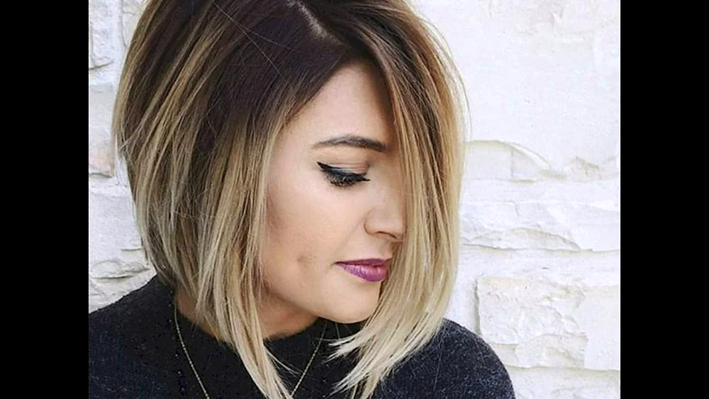 Peppel balayage auf Bob
