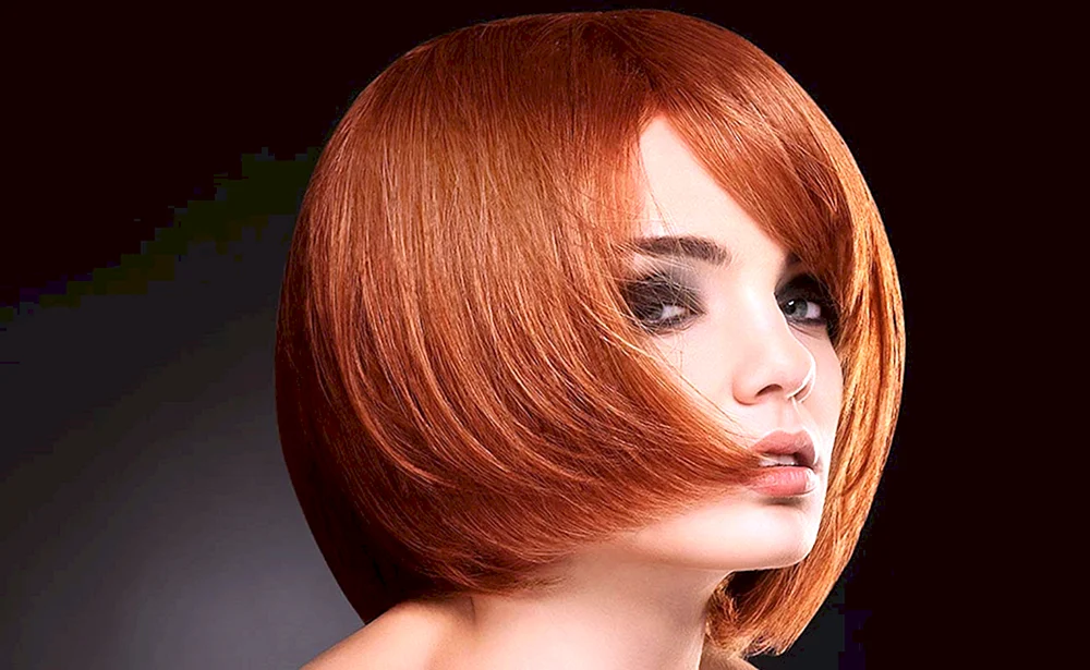Bob Schnitt für rotes Haar