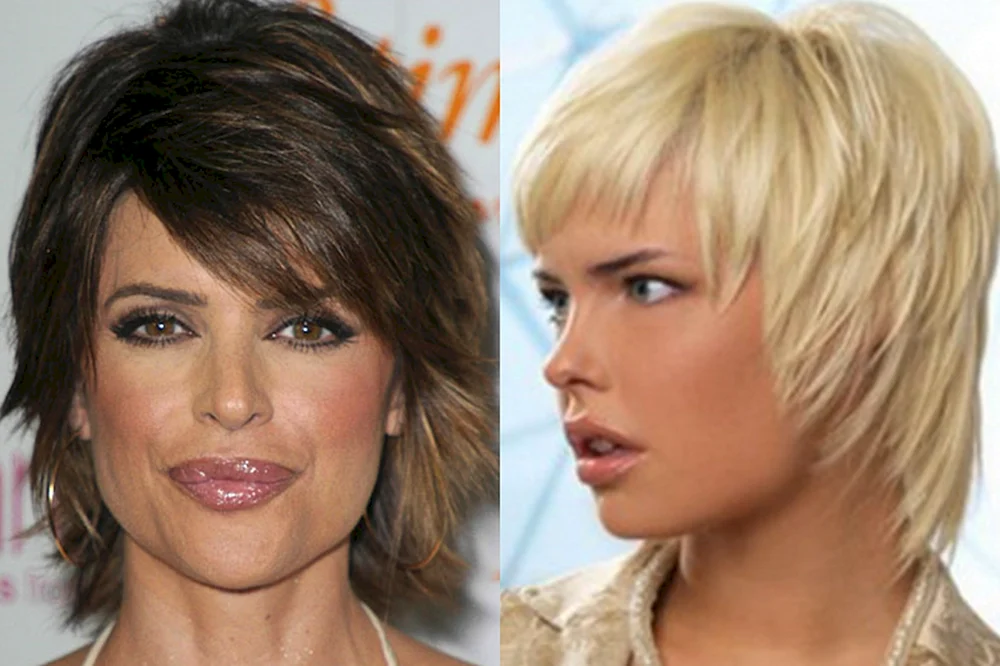 Cascade Haarschnitt für kurze Haare