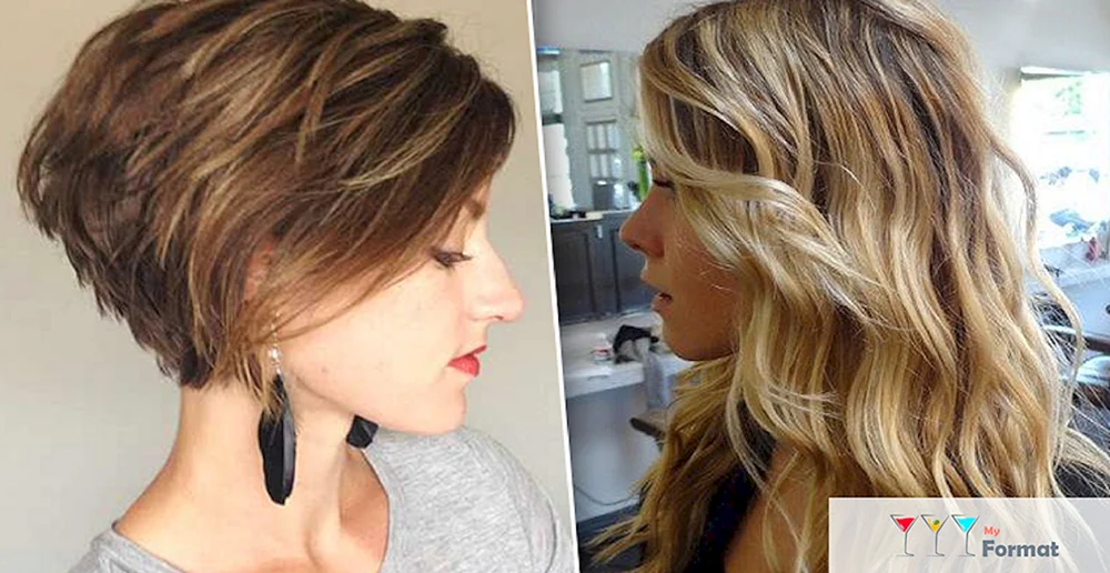 Kapseln aus gewelltem Haar. hair