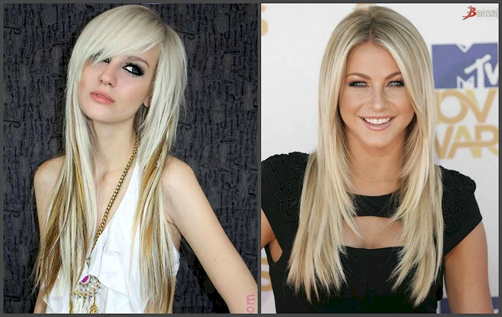 Leiternfrisuren für lange Haare