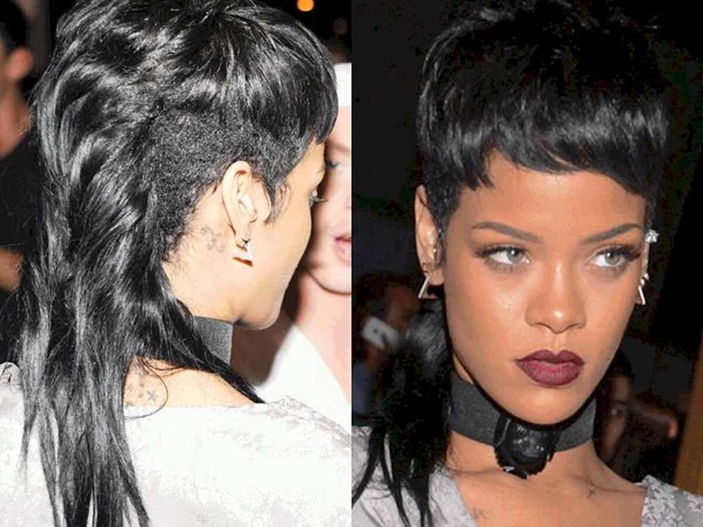 Rihanna Mallet Haarschnitt