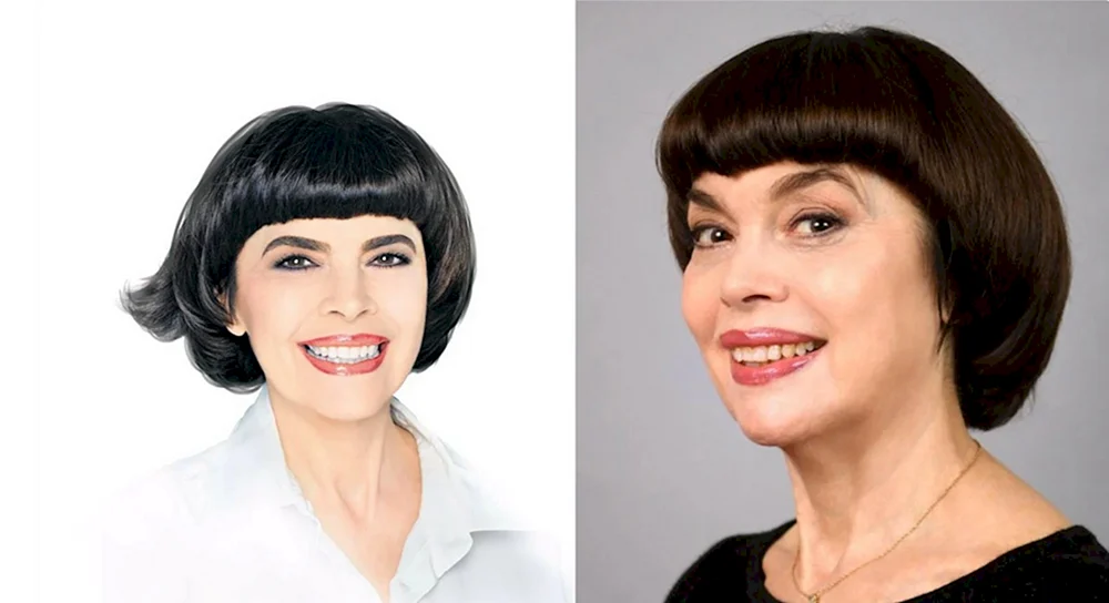 Mireille Mathieu Sesson Haarschnitt