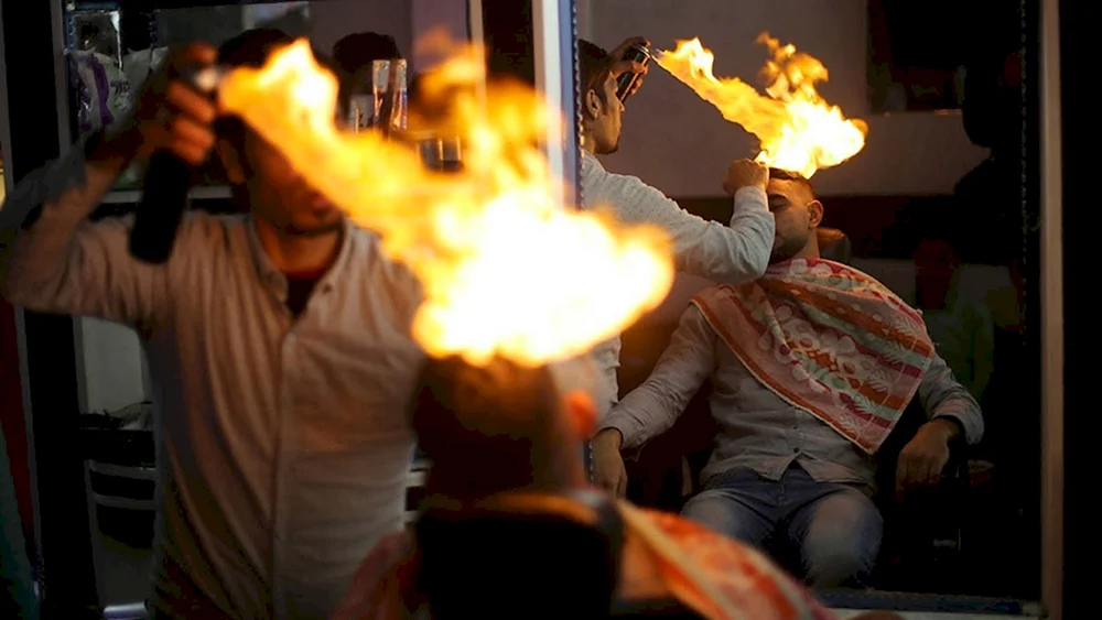 Feuer Haarschnitt