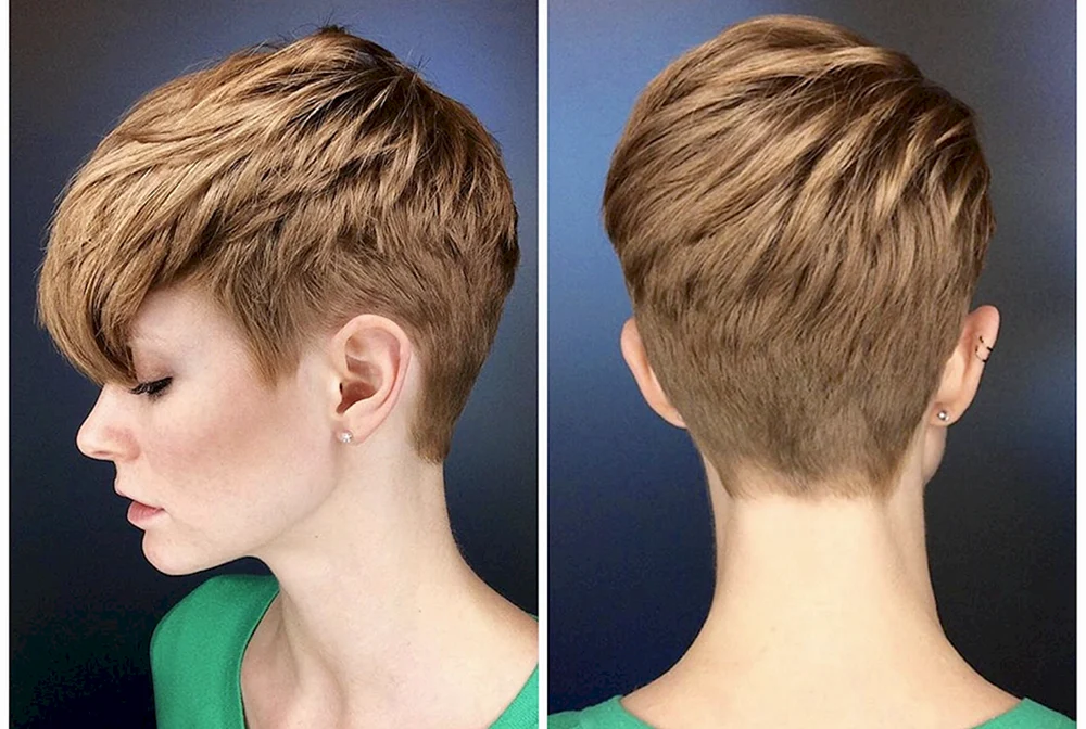 Pixie Undercut aschfahl
