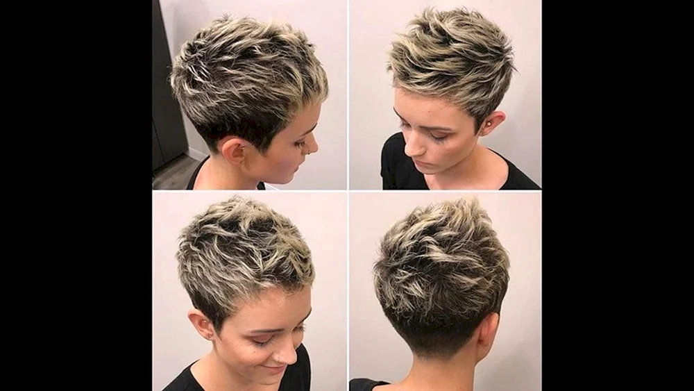 Pixie Haarschnitt 2022 Rückenansicht