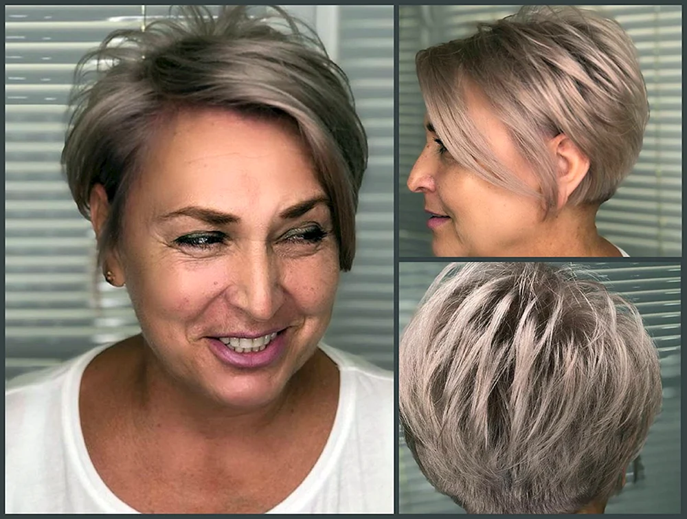 Pixie für volles Gesicht