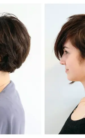 Pixie Bob Haarschnitt mit geschlossenen Ohren