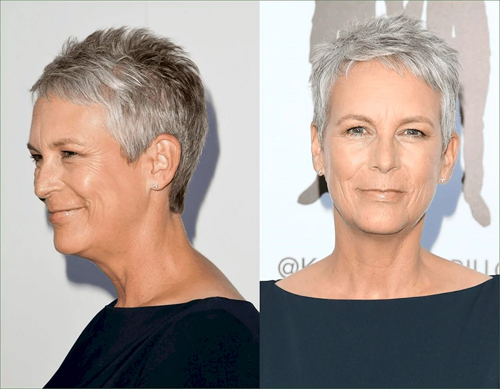 Jamie Lee Curtis Pixie Haarschnitt