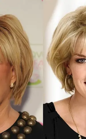 Pixie Cascade mittlerer Haarschnitt für Frauen über 50
