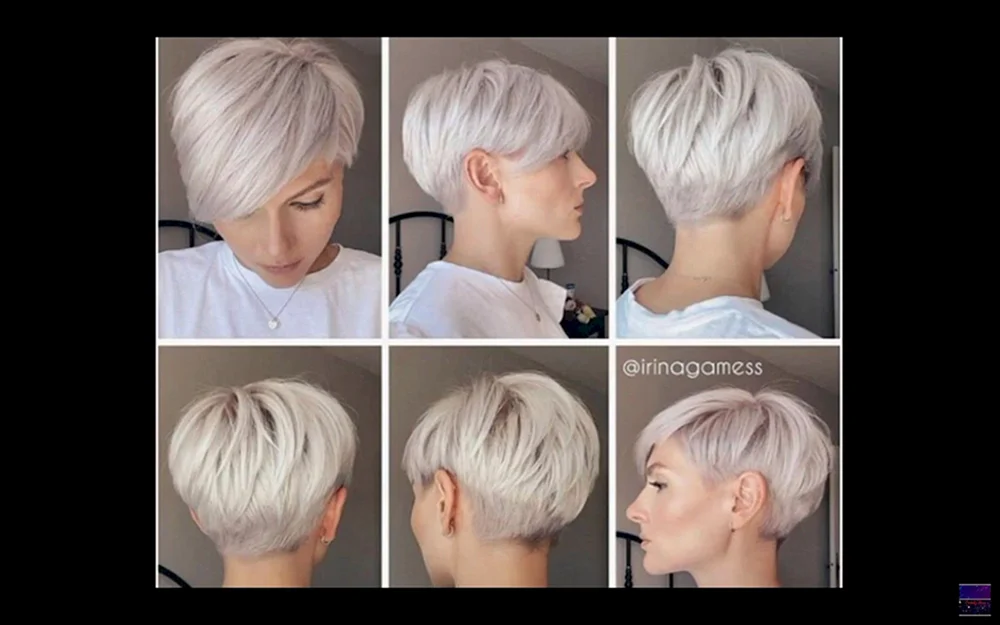 Pixie Haarschnitt von hinten