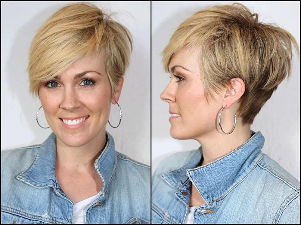 Pixie Bob Haarschnitt für kurzes Haar