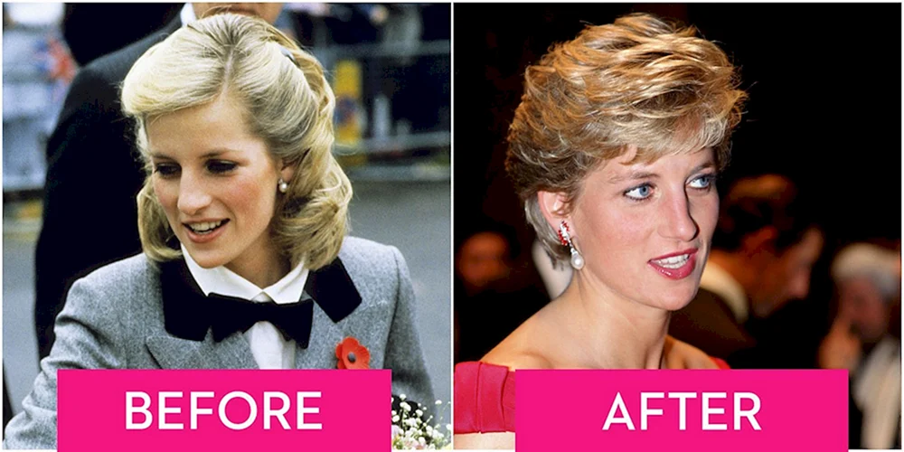 Prinzessin Diana's Haarschnitt