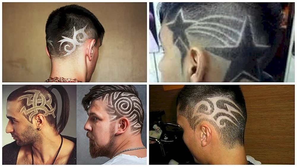 Gemusterte Haarschnitte für Männer
