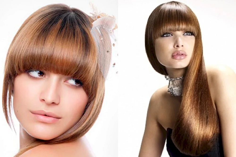 Sesson Cascade Haarschnitt mit Pony