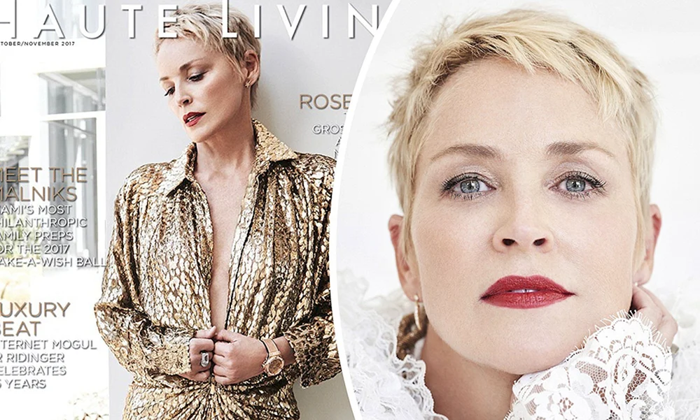 Sharon Stone Haarschnitt Pixie