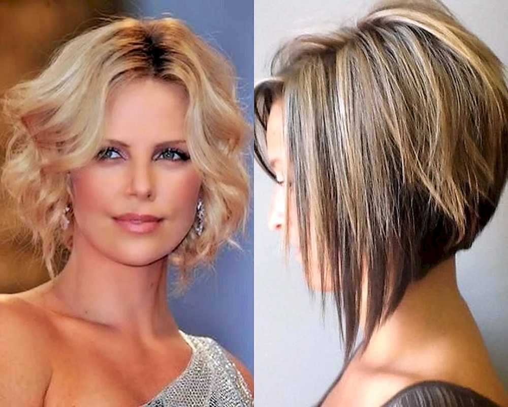 Kaskadenhaarschnitt für mittleres Haar