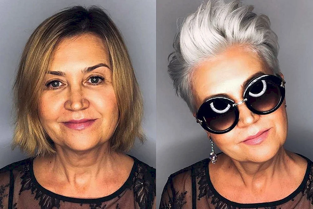 Haarschnitte für Männer. Haarschnitte Graues Haar
