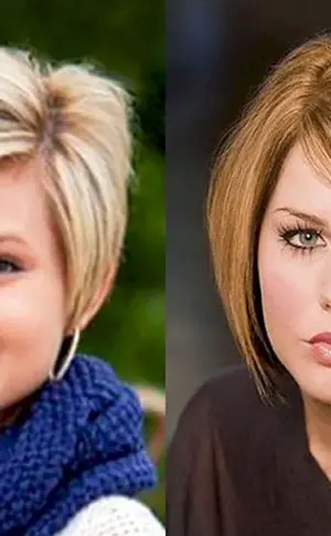 Frisuren für runde Gesichter
