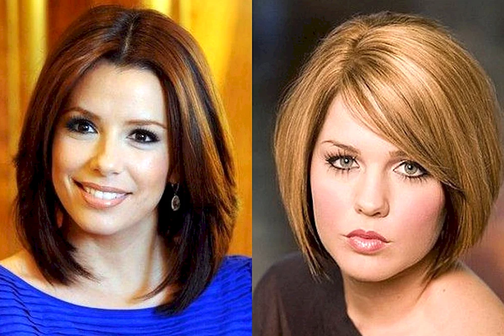 Haarschnitte für lange Haare rundes Gesicht