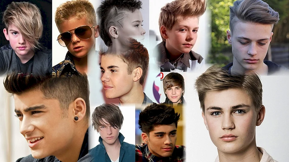 Stylische Teenager-Frisuren für Jungen