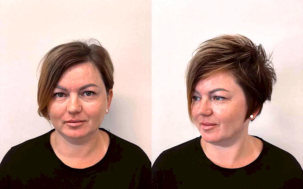 Frisuren für volles Gesicht