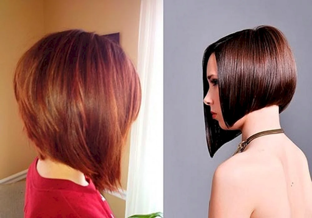 Balayage auf Bob kare