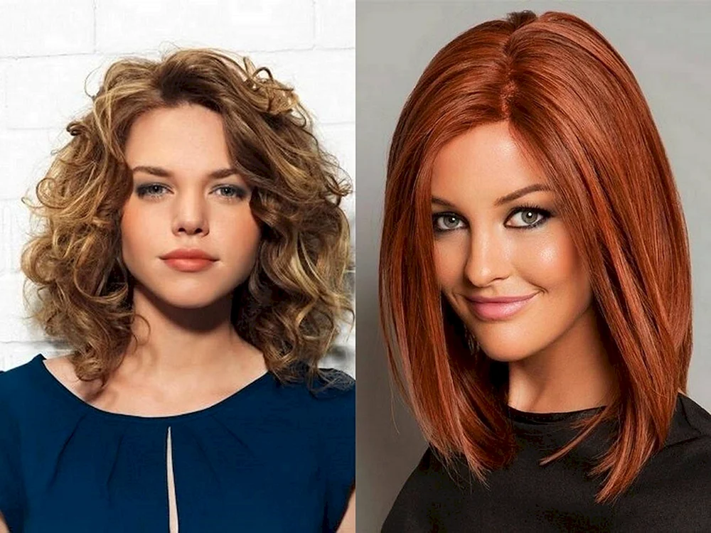 Hollywood-Locken für mittellanges Haar blond