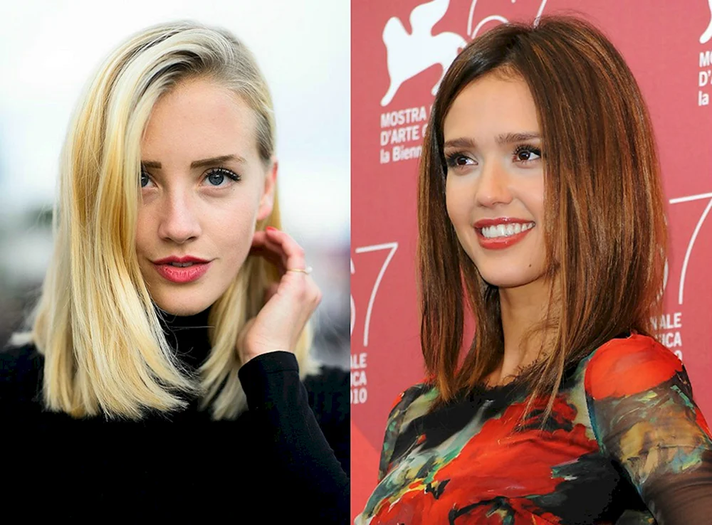 Haarschnitt für dünnes blondes Haar