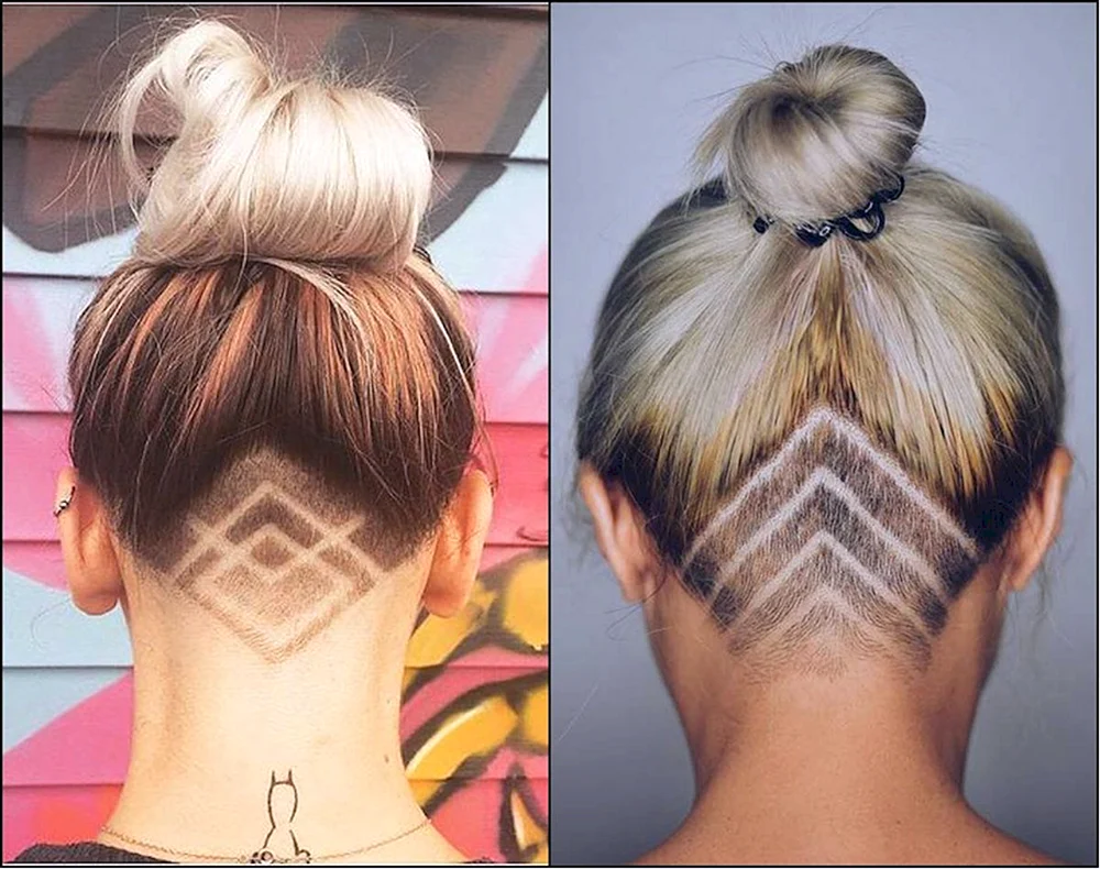 Frisuren mit rasiertem Nacken