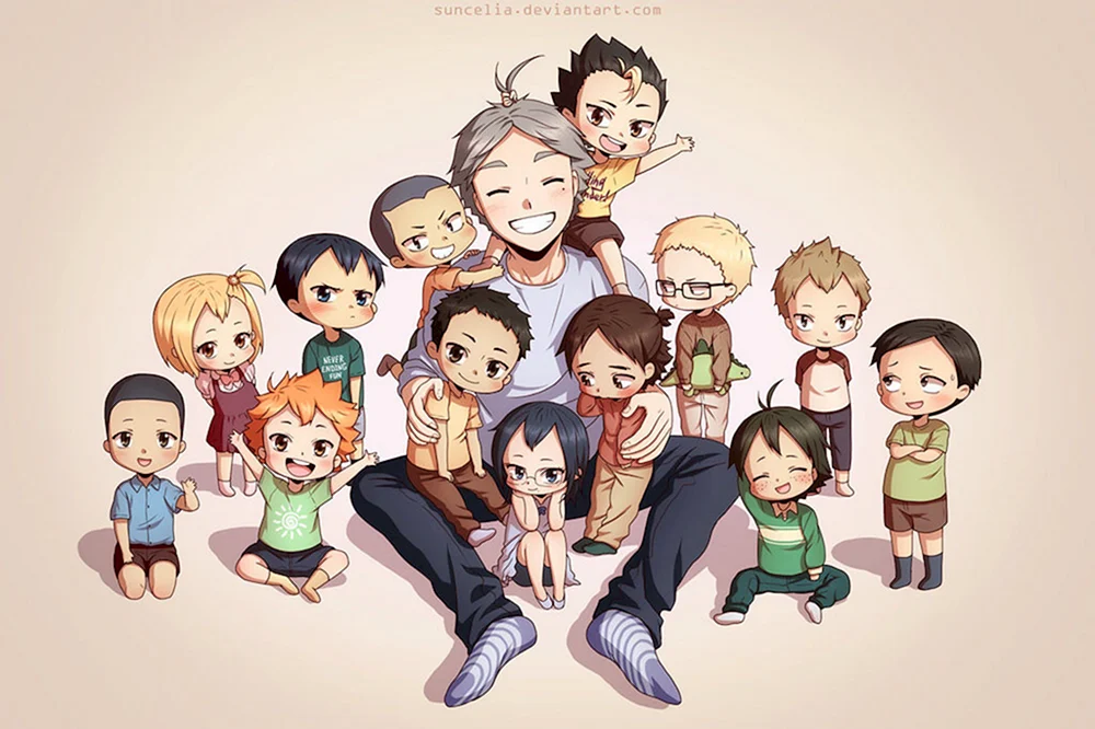 Sugawara Volleyball Chibi