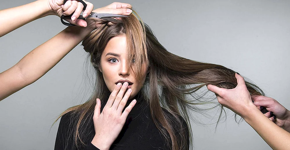 Trockenes Haar