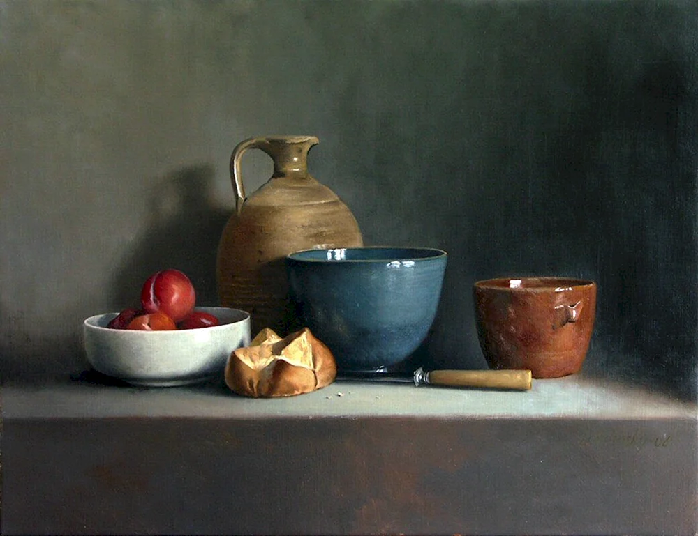 Caravaggio-Stillleben Krug