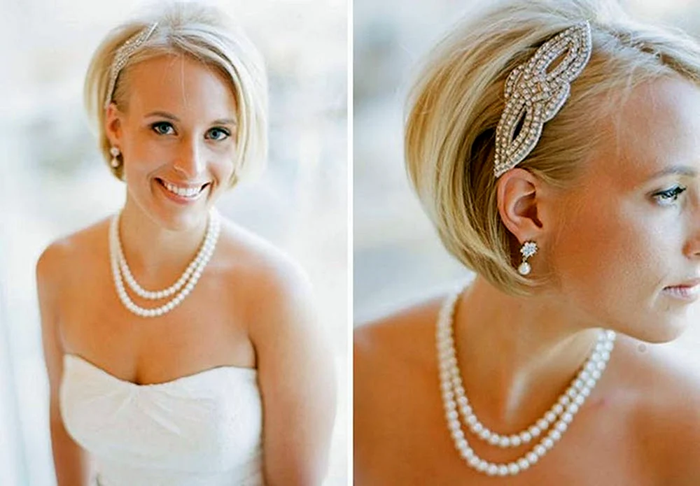 Hochzeitsfrisuren für kurze Haare