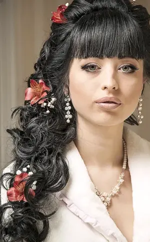 Hochzeitsfrisuren mit Pony