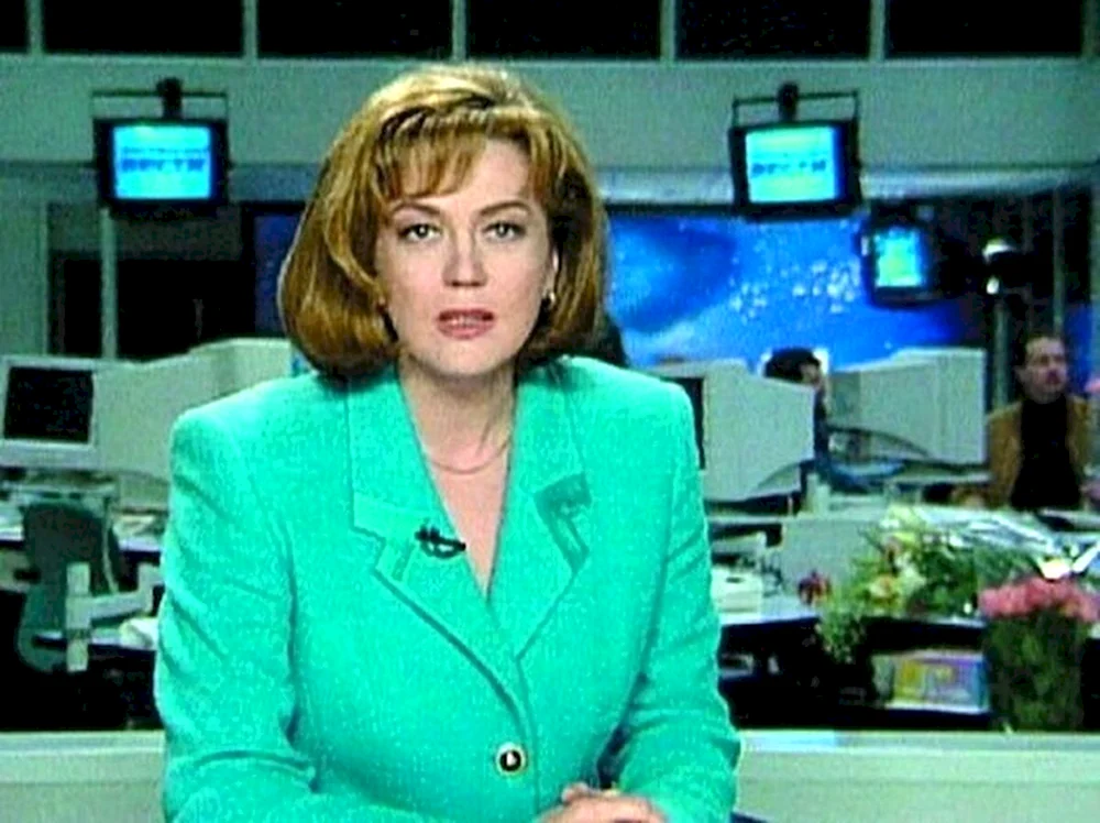 Svetlana Sorokina TV-Moderatorin in ihrer Jugend
