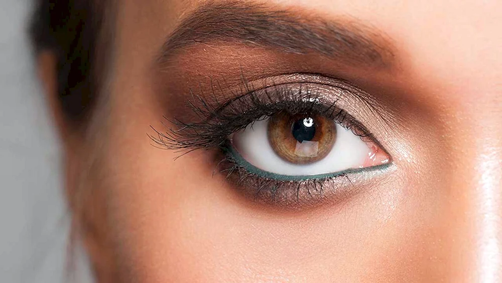 Hellbraune Augen