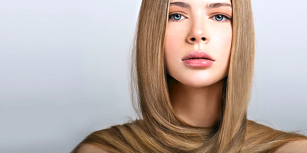 Hellblondes Haar
