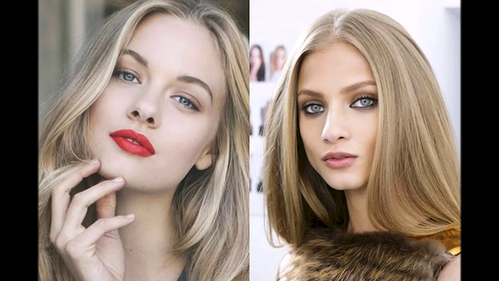 Hellblondes Haar