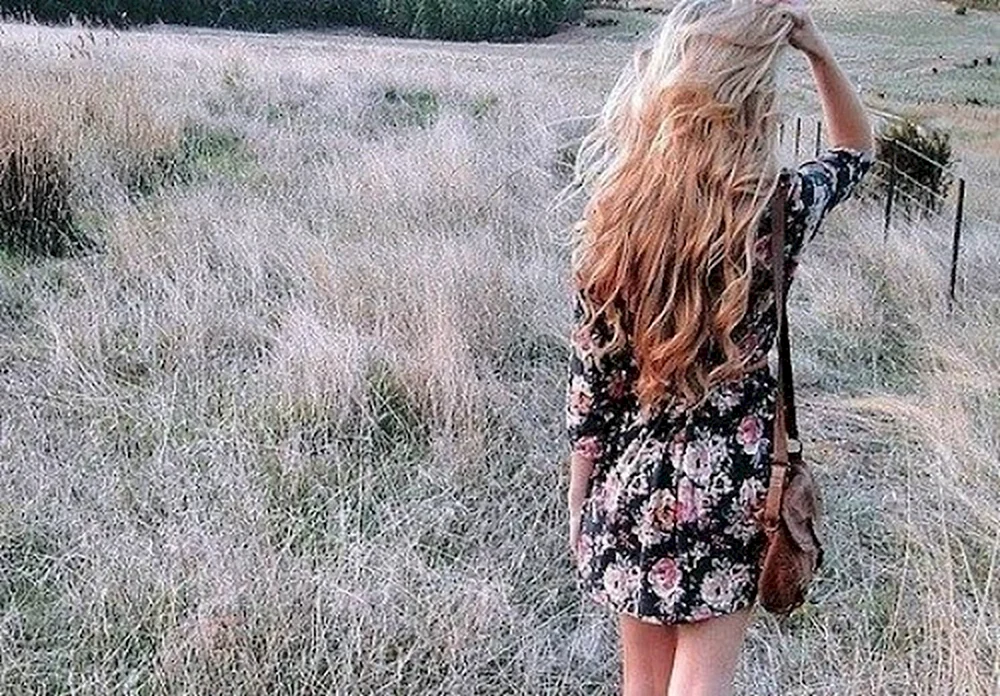 Hellblondes Haar bei Mädchen