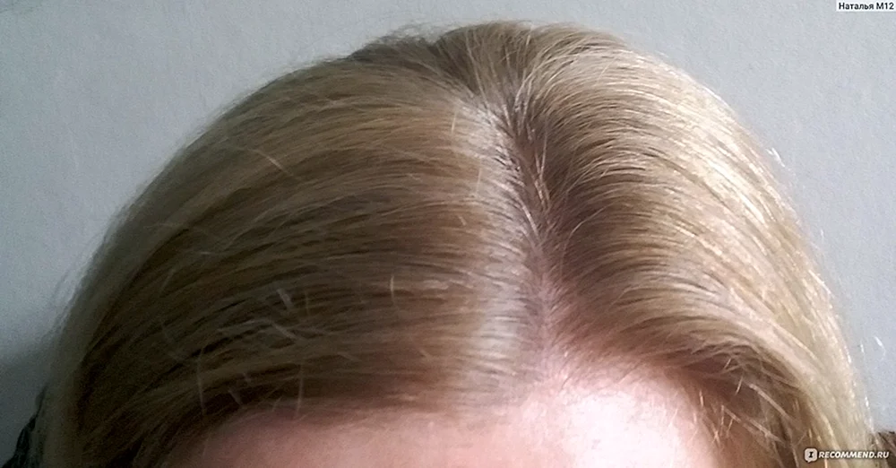 Glanzfärbung blond